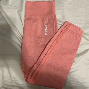 Gymshark Adapt Orange Marl Seamless Leggings